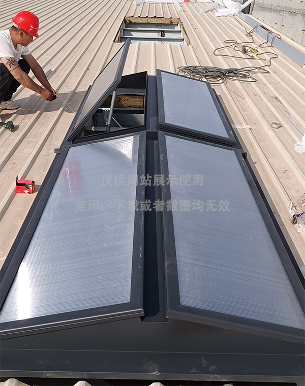 兰州王老吉生产车间丹凤排烟天窗