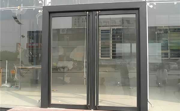 丹凤玻璃地弹门