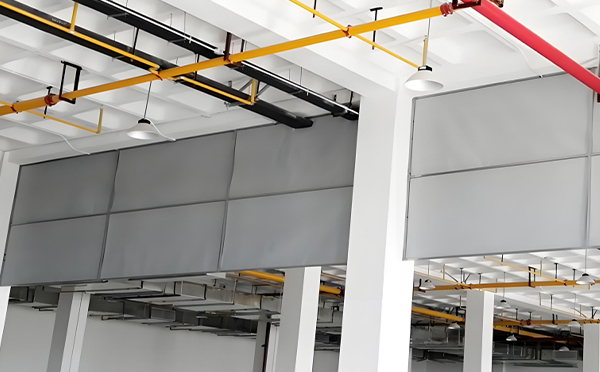 商场防烟分区常闭节点:丹凤挡烟垂壁高度与控制器接线图解 商场防烟分区常闭节点:丹凤挡烟垂壁高度与控制器接线图解