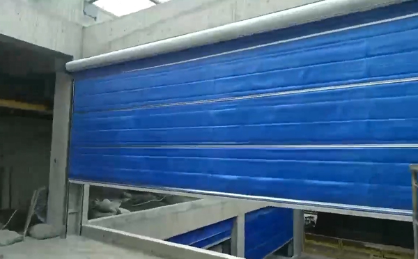 大型物流园区完成丹凤防火门整体安装工程